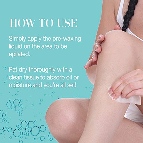 Clean + Easy Pre Wax Cleanser - 16 oz Skin Prep for Hair Removal