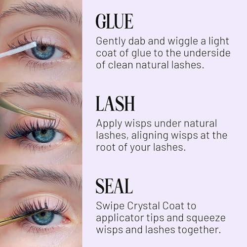 Lilac St. 14mm Volume Lash Clusters for DIY Extensions - Prism
