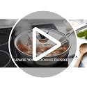 8-Inch Tempered Glass Pan Lid with Heat-Resistant Handle