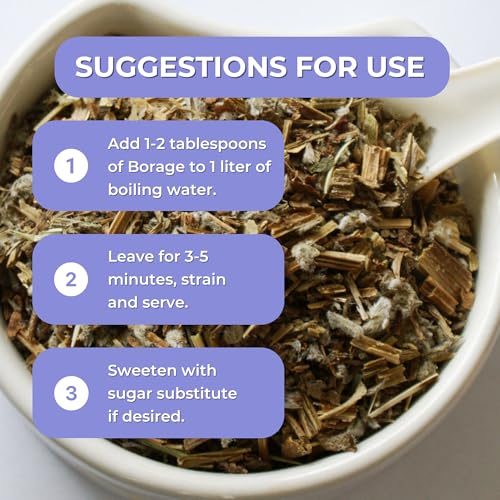 Hanan Borraja Loose Leaf Borage Tea - 1.4 oz from Peru
