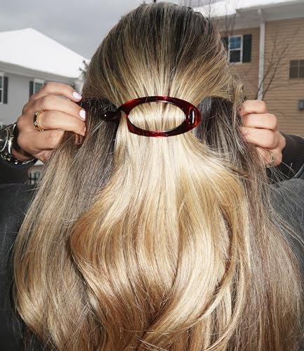 Camila Paris CP2316 French Hair Barrette Clip - No Metal, Strong Hold
