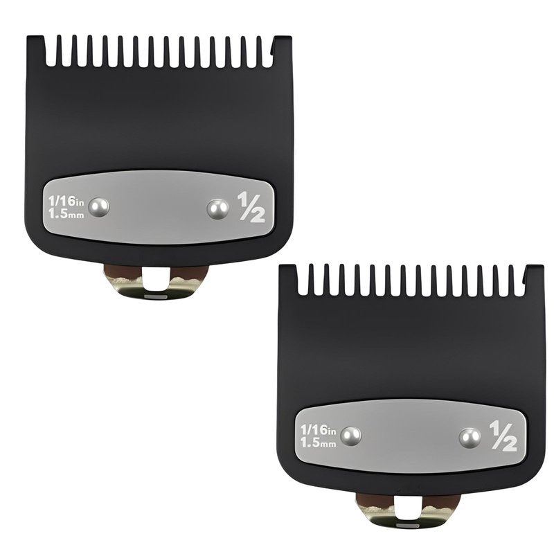 Compatible with Wahl Premium Guards,2Pack 1/16'' 1.5mm Compatible with Wahl 1/2 Clipper Guard,Includes Size 1/2.