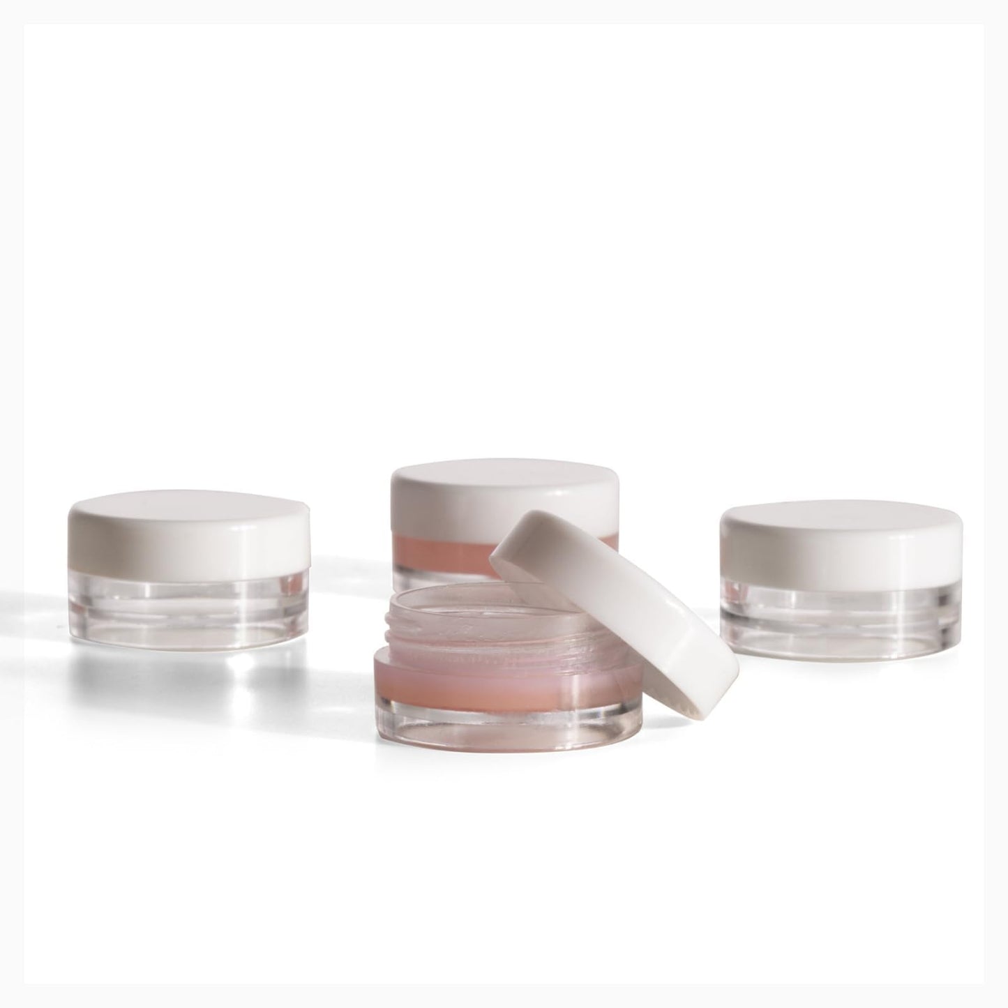 Vessara Mini Makeup Containers for Travel, Depotting Makeup Containers, Empty Cosmetic Containers, Sample Jars, Mini Make up Bottles, Refillable Cosmetic Containers, Extra Small Travel Containers