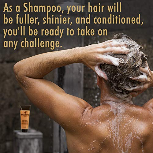 Woody's 2-in-1 Hair & Body Wash for Men, 10 fl oz (Pack of 2) - Sulfate-Free Moisturizing Cleanser with Fresh Scent