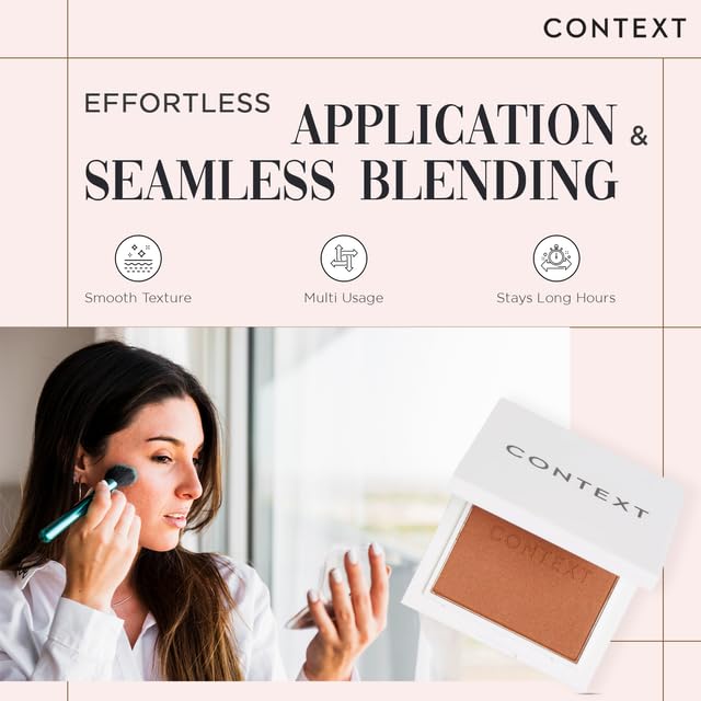 Context Skin Matte Bronzer Powder - Vegan & Cruelty-Free, Shade Speed of Sound, Brown