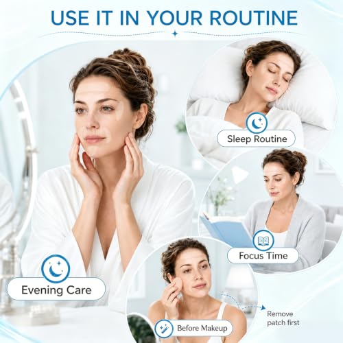 Face Wrinkle Patches 208 Pcs for Forehead, Frown & Smile Lines, Skin Support