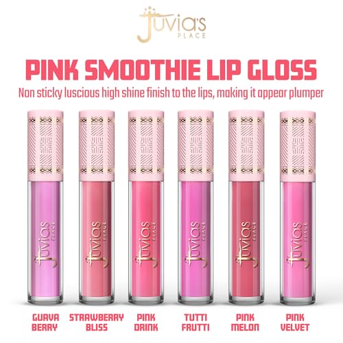 Juvia's Place Pink Velvet Smoothie Lip Gloss - Hydrating Shine