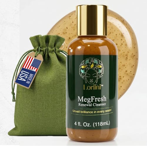 LORIINI MegFresh Exfoliating Facial Cleanser with Papaya Enzymes (4oz)