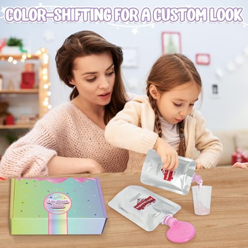 JCOOS Color Changing Lip Gloss Base - 2 Pack DIY Moisturizing Lip Oil
