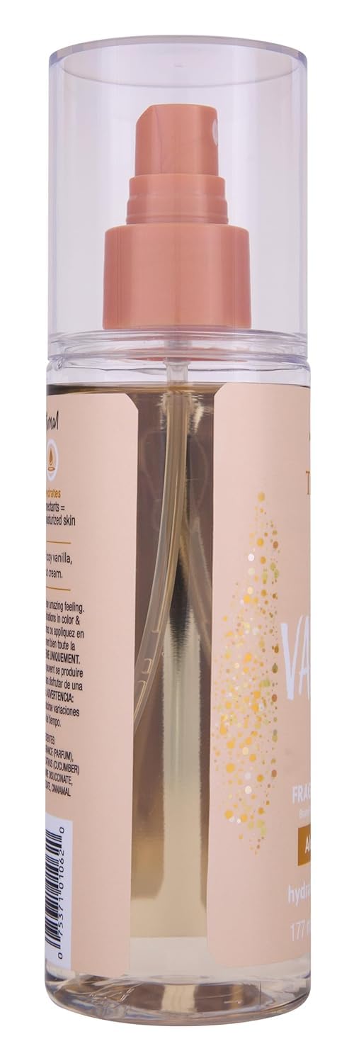 Tree Hut Vanilla Hair & Body Mist - Hydrating Alcohol-Free Spray with Vanilla, Sandalwood & Coconut | 6 Fl Oz