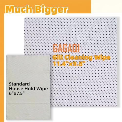 GAGAQI Dual Action Grill Wipes - 10 Pack Heavy-Duty Cleaning Cloths