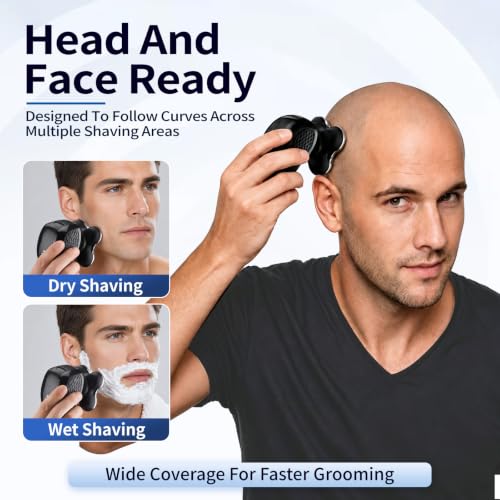 RusicEss 1 Pack XR7000 Replacement Blades for Remington Balder Pro Head Shaver