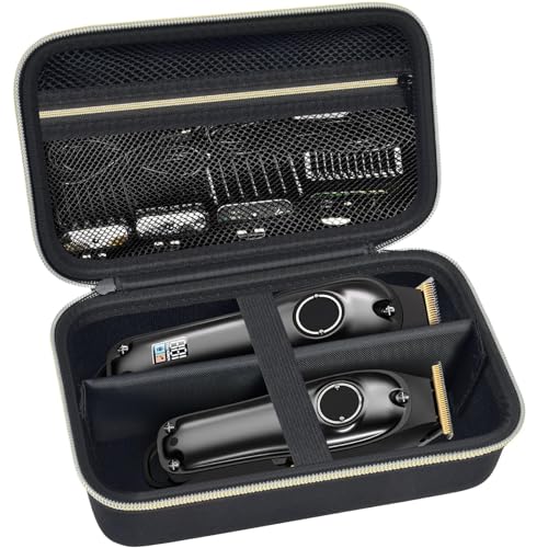 Grapsa Gold Hair Clipper Case for Professional Trimmers - Storage Holder