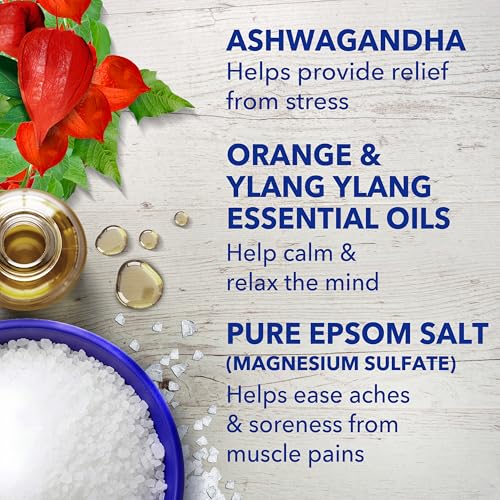 Dr Teal's Epsom Salt Magnesium Soak with Ashwagandha, 3 lbs