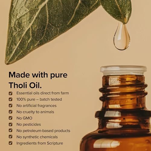 Tholi Oil Natural Body Oil for Dry Skin - Sweet Almond & Rosehip, 8 Fl Oz