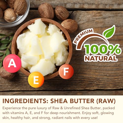 Raw Shea Butter 100% Pure & Unrefined - 4.2 oz for Skin & Hair