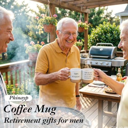 Funny Retirement Coffee Mug - Happy Retirement Gift for Men & Women