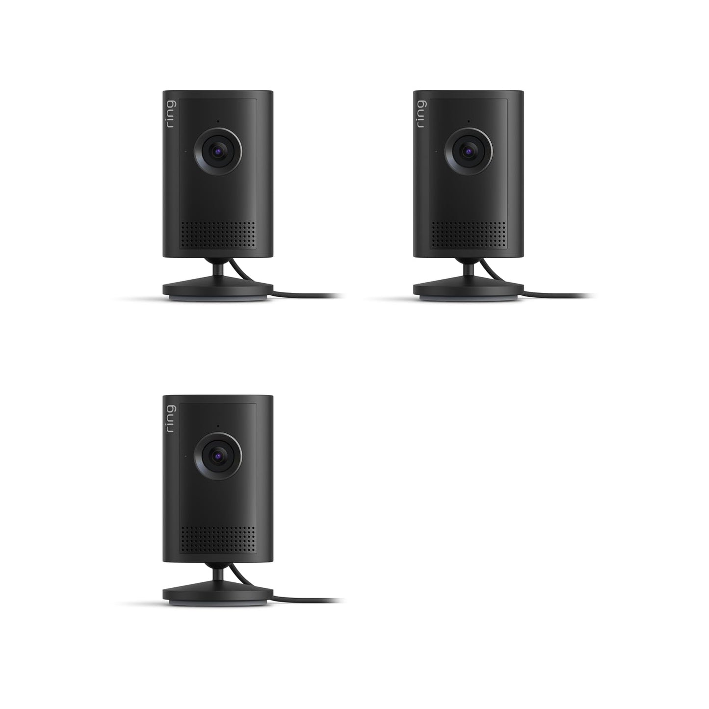 Indoor Security Camera - 2K Video Quality, 4x Zoom & Low-Light Vision | Black