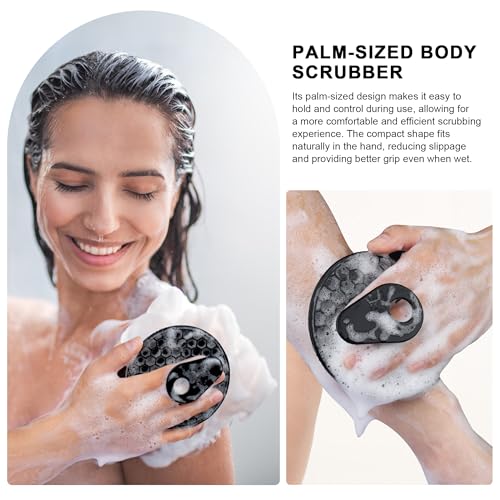 INNERNEED Silicone Body Scrubber Set for Gentle Exfoliation