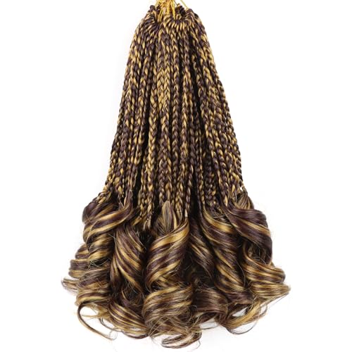 French Curl Braiding Hair Crochet Braids for Black Women - 12 Inch P27/33