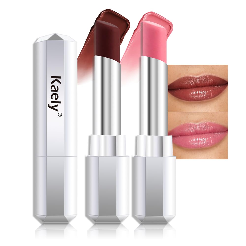 Honey Lipstick Tinted Lip Balm - Hydrating Shine for Dry Lips | Moisturizing Vegan Glossy Stain, Sheer & Lightweight