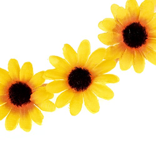 Handmade Floral Fall Sunflower Crown for Weddings & Festivals