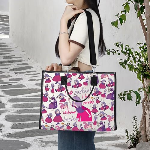 LEVLO Hate Sunshine LT Cosmetic Bag for Women Girls - Madam Mim Fan Gift, Makeup & Toiletry Pouch