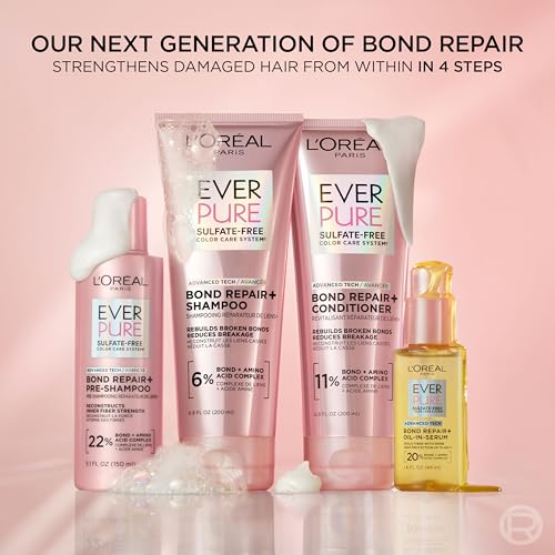 L'Oreal Paris EverPure Bond Repair+ Conditioner, 23 Fl Oz