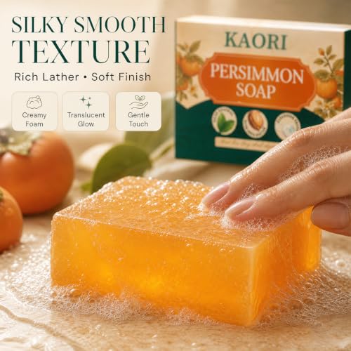 KAORI Persimmon Deodorizing Soap Bar for Daily Body Care