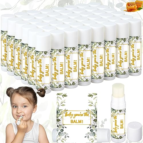 50 Pack Moisturizing Lip Balm Favors for Baby Shower and Party Guests