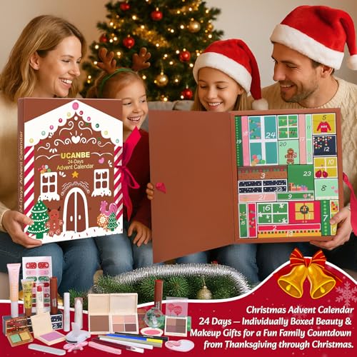 UCANBEMAKEUP 2025 Christmas Advent Calendar - 24 Days Beauty Gift Set