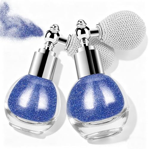 GADMLURY 2 Pack Hair & Body Glitter Spray Shimmering Sparkle Powder