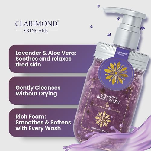 Sulfate Free Lavender Body Wash with Aloe Vera - 10.14 fl oz
