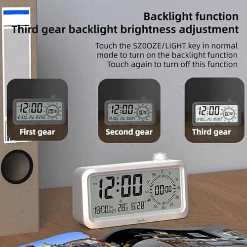Visual Digital Timer for Kids with LCD Display & Silent Operation