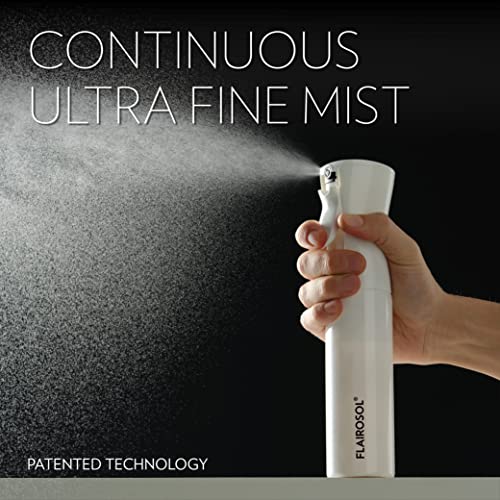 FLAIROSOL Continuous Mister Spray Bottle - 10.1oz Fine Mist for Plants, Hair, Skin & Cleaning
