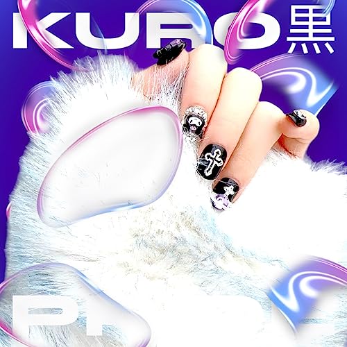 KOZUKI Kawaii Kuromi Pochacco Anime 3D Press-On Nails - KURO Variant