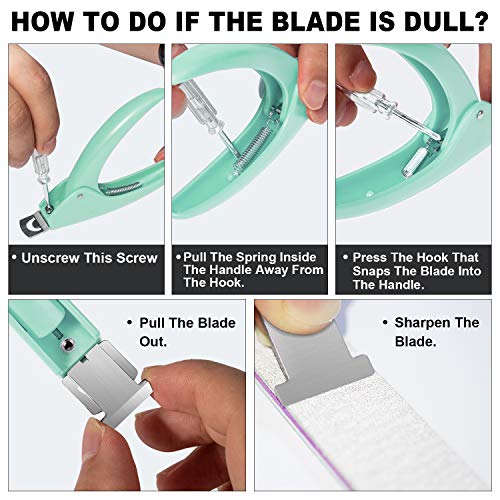 GA&EN Green Adjustable Acrylic Nail Clippers Set - Sharp & Ergonomic