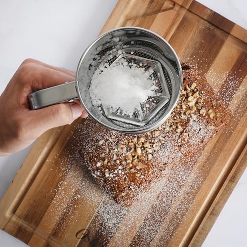 Oster Helmsdale 2-Cup Stainless Steel Flour Sifter for Baking