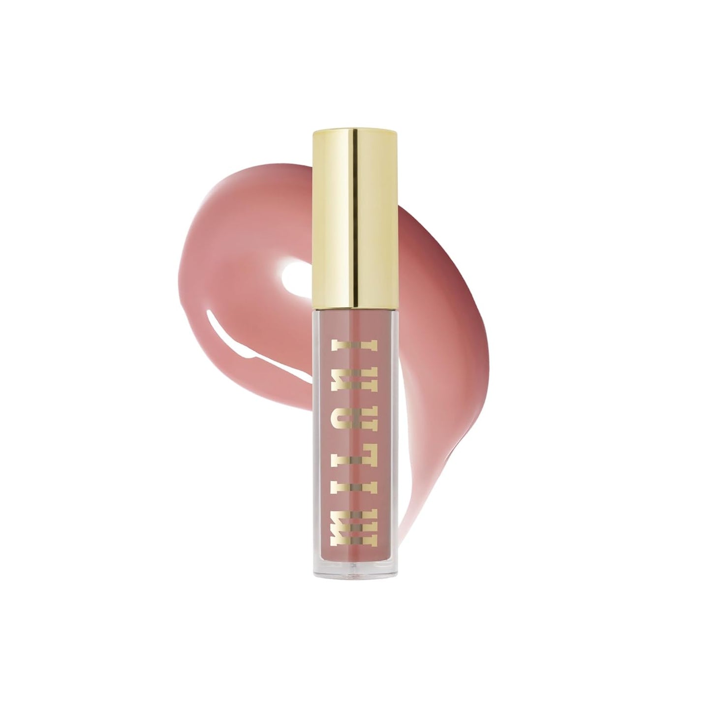Milani Lip Gloss - Keep It Full Nourishing Lip Plumper with Hyaluronic Acid & Peptides | Soft Rose (0.13 Fl. Oz.)