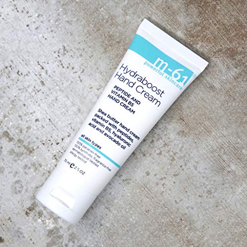 M-61 Hydraboost Hand Cream 75ml Nourishing Moisturizer with Hyaluronic, Shea & Avocado Oil