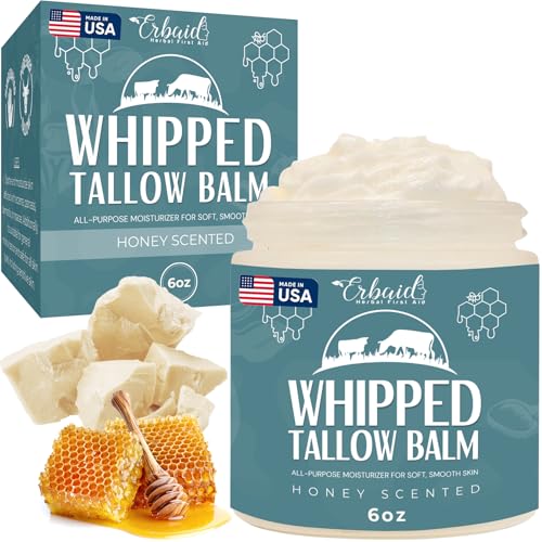 Beef Tallow Balm - Natural Grass-Fed Whipped Moisturizer for Eczema & Dry Skin