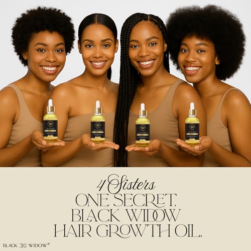 Black Widow Rosemary Mint Scalp & Hair Oil - 2 oz Nourishing Treatment