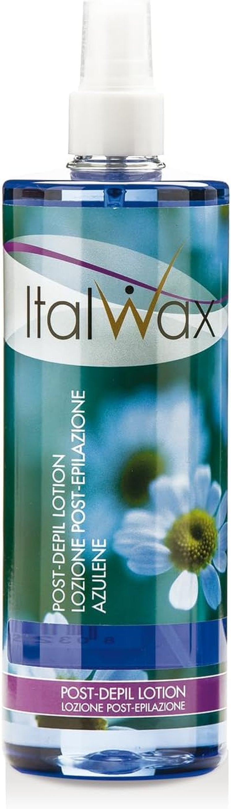 Italwax After Wax Care Lotion - 500ml / 16.95fl.oz - Oil free - Azulene - Moisturizing and removing waxing residues