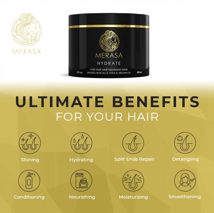 Deep Hair Mask for Damaged Hair - All-in-One Repair Treatment | Nourishing Formula