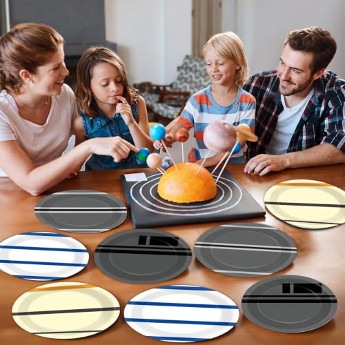 Galaxy Movie Star Theme Party Plates - 48 Disposable 7-Inch Paper Plates
