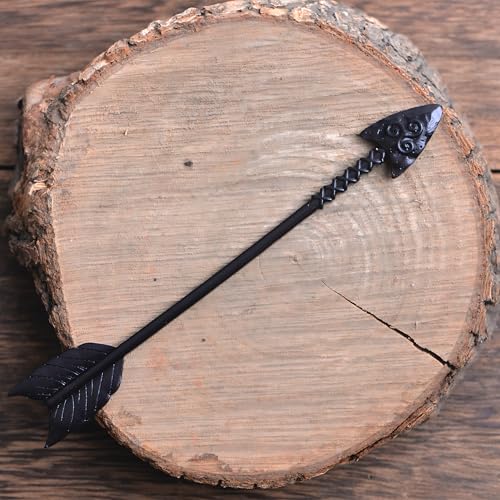 AX8 2PCS Retro Viking Knot Hair Pins for Women Long & Thick Hair