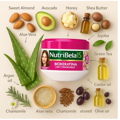 Yahve NutriBela 15 Biokeratina Hair Treatment - Deep Conditioning 300ml