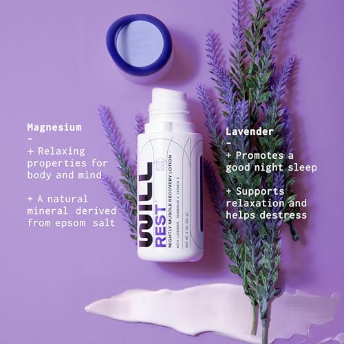 Serena Williams Lavender Magnesium Lotion for Sleep - 3 FL Oz