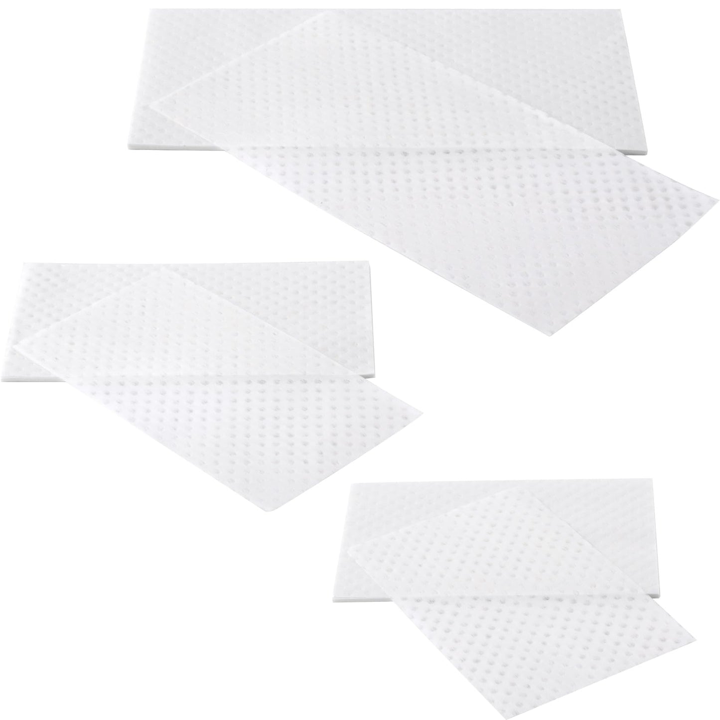 VARMDUKKE 120PCS Perm Papers for Hair, Disposable Salon Hair End Wrap Papers, High-Temperature Resistant Perm Roller Papers, Hairstyling Curling Tools for Professional, Home Cold Hot Perms - White