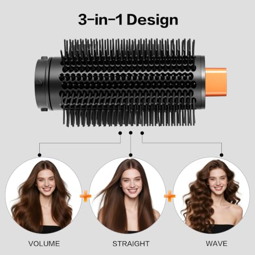 2.3 Inch Round Volumizing Brush Attachment for Dyson Airwrap HS01 HS05 HS08